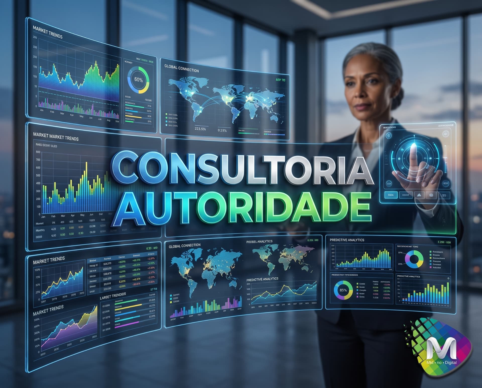 Criativo de consultoria focado em autoridade